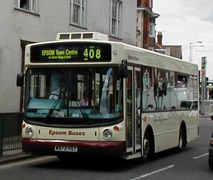 Epsom Buses Dennis Dart W872VGT